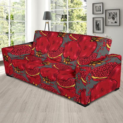 Pomegranate Pattern Print Design PG05 Sofa Slipcover-JORJUNE.COM