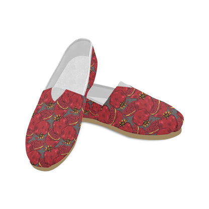 Pomegranate Pattern Print Design PG05 Women Casual Shoes-JorJune.com