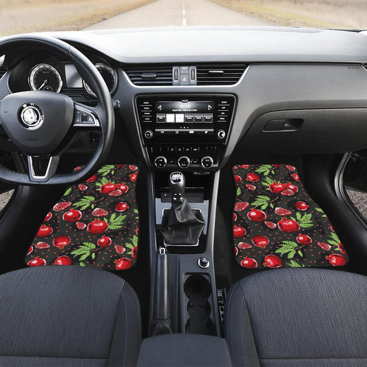 Pomegranate Pattern Print Design PG06 Car Floor Mats-JORJUNE.COM