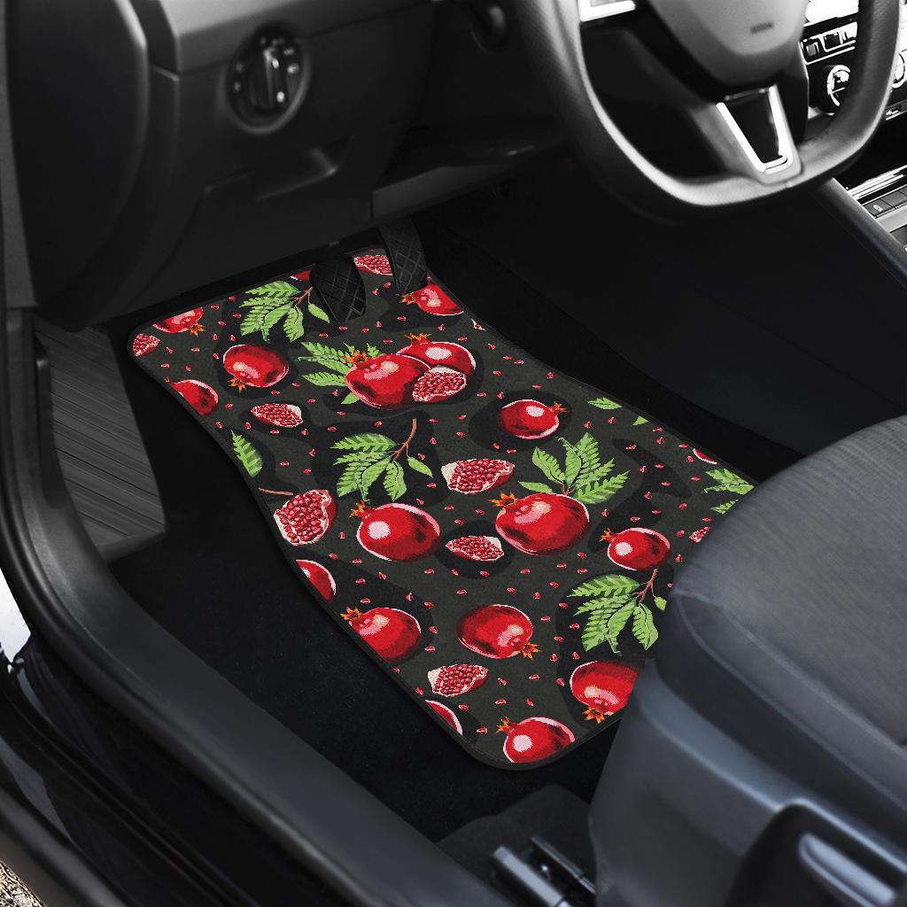 Pomegranate Pattern Print Design PG06 Car Floor Mats-JORJUNE.COM