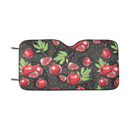 Pomegranate Pattern Print Design PG06 Car Sun Shade-JorJune