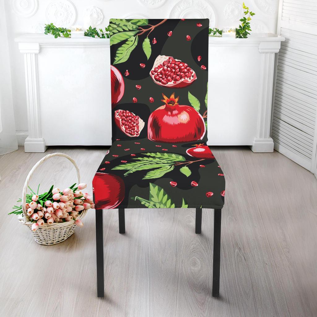 Pomegranate Pattern Print Design PG06 Dining Chair Slipcover-JORJUNE.COM