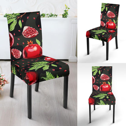 Pomegranate Pattern Print Design PG06 Dining Chair Slipcover-JORJUNE.COM
