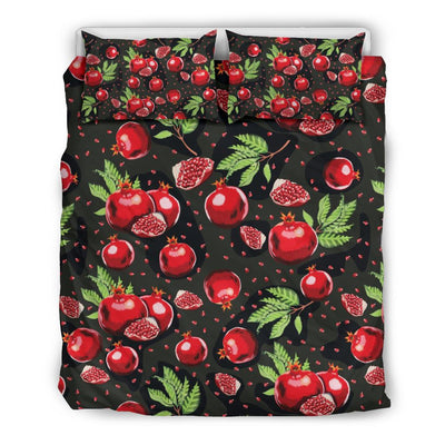 Pomegranate Pattern Print Design PG06 Duvet Cover Bedding Set-JORJUNE.COM