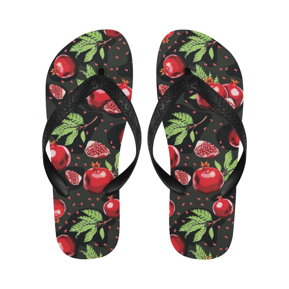 Pomegranate Pattern Print Design PG06 Flip Flops-JorJune