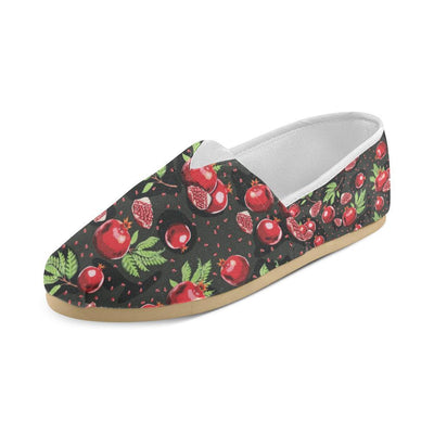 Pomegranate Pattern Print Design PG06 Women Casual Shoes-JorJune.com