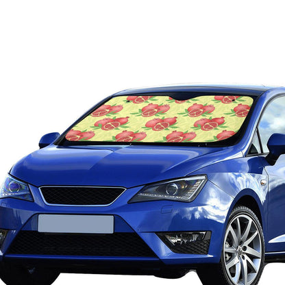 Pomegranate Pattern Print Design PG07 Car Sun Shade-JorJune