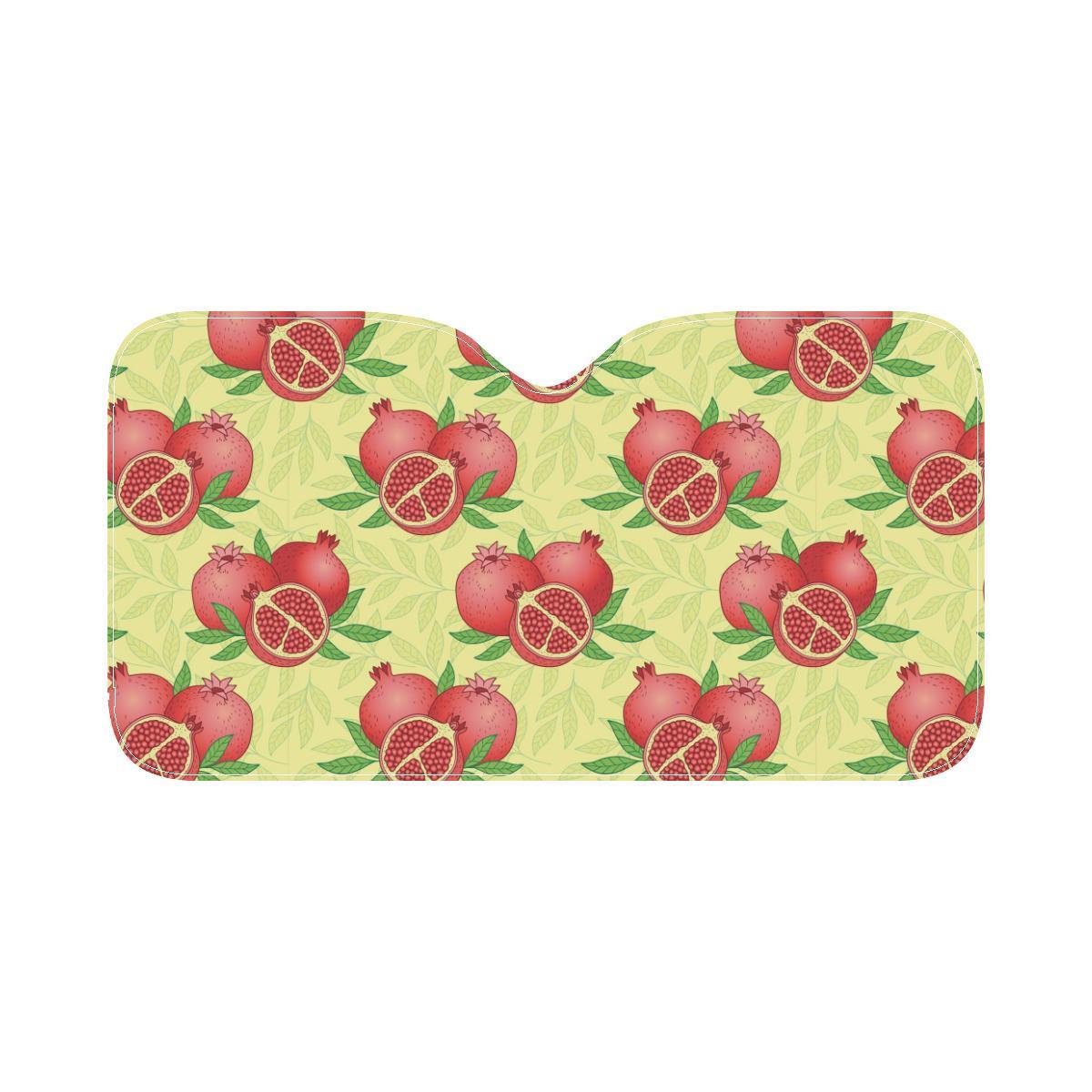 Pomegranate Pattern Print Design PG07 Car Sun Shade-JorJune
