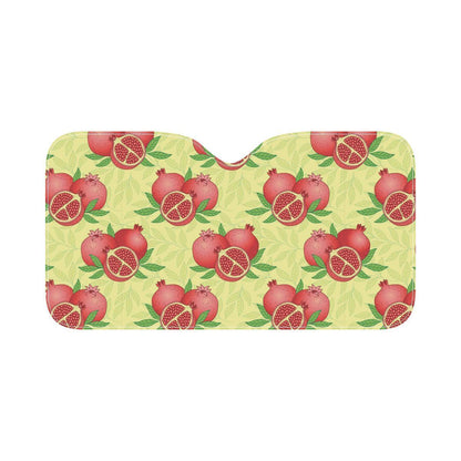 Pomegranate Pattern Print Design PG07 Car Sun Shade-JorJune