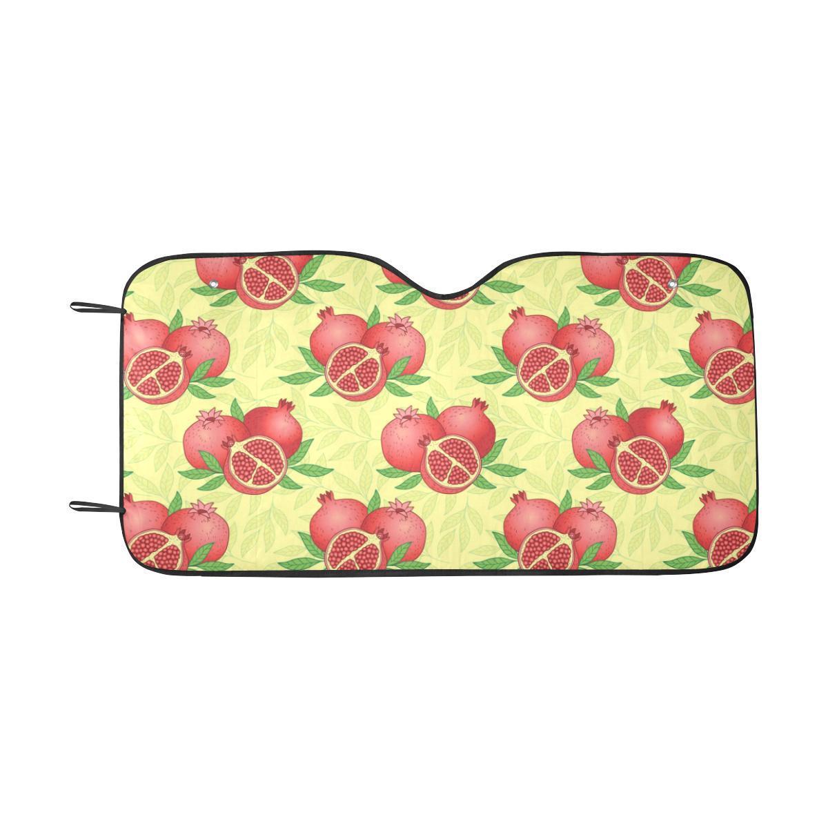 Pomegranate Pattern Print Design PG07 Car Sun Shade-JorJune