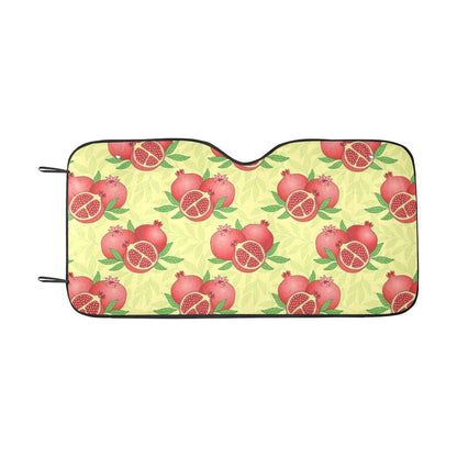 Pomegranate Pattern Print Design PG07 Car Sun Shade-JorJune