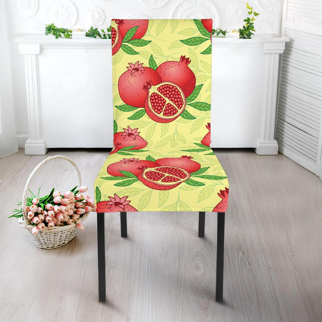 Pomegranate Pattern Print Design PG07 Dining Chair Slipcover-JORJUNE.COM