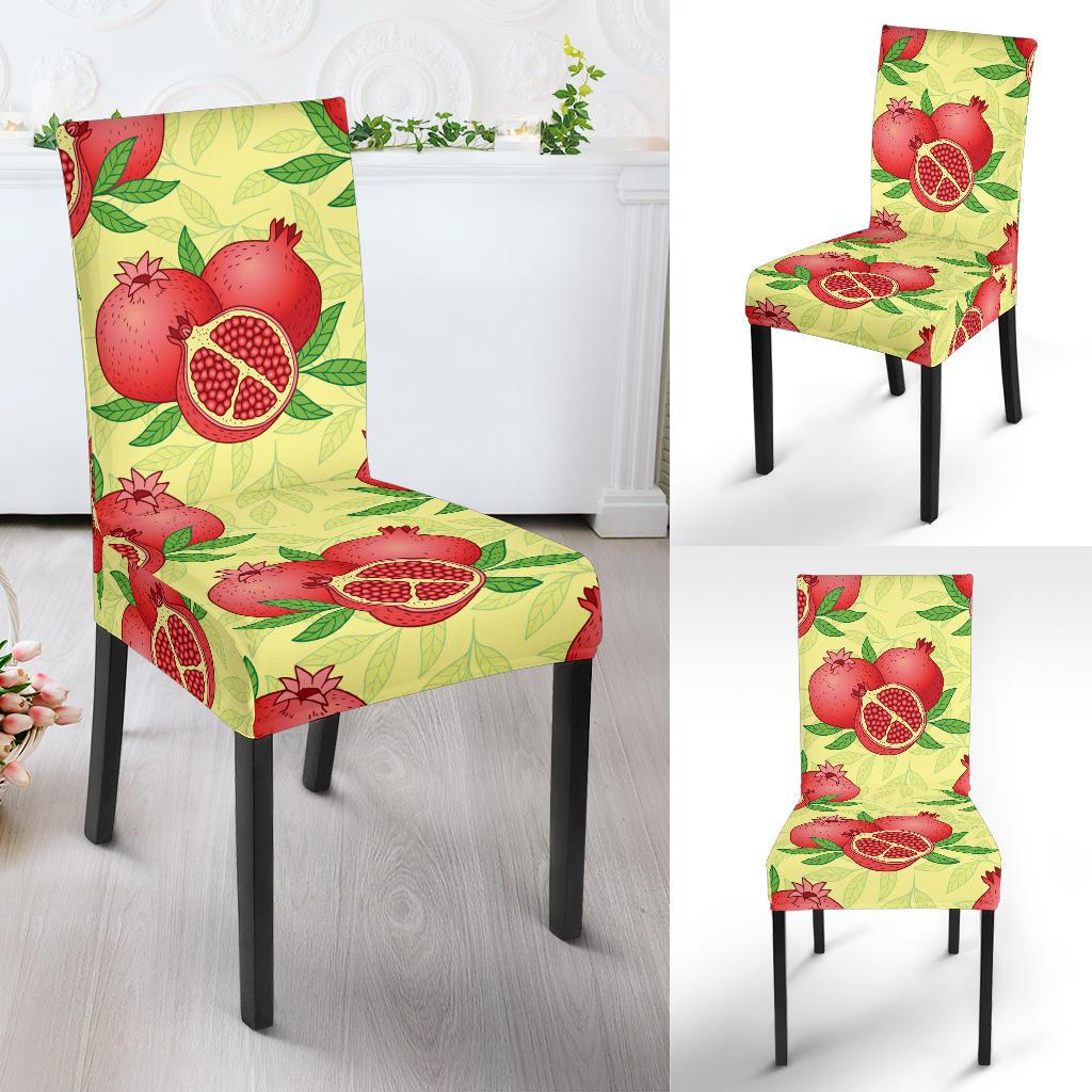 Pomegranate Pattern Print Design PG07 Dining Chair Slipcover-JORJUNE.COM