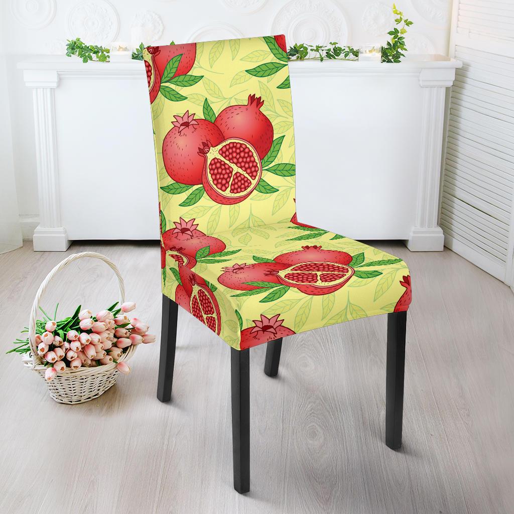 Pomegranate Pattern Print Design PG07 Dining Chair Slipcover-JORJUNE.COM