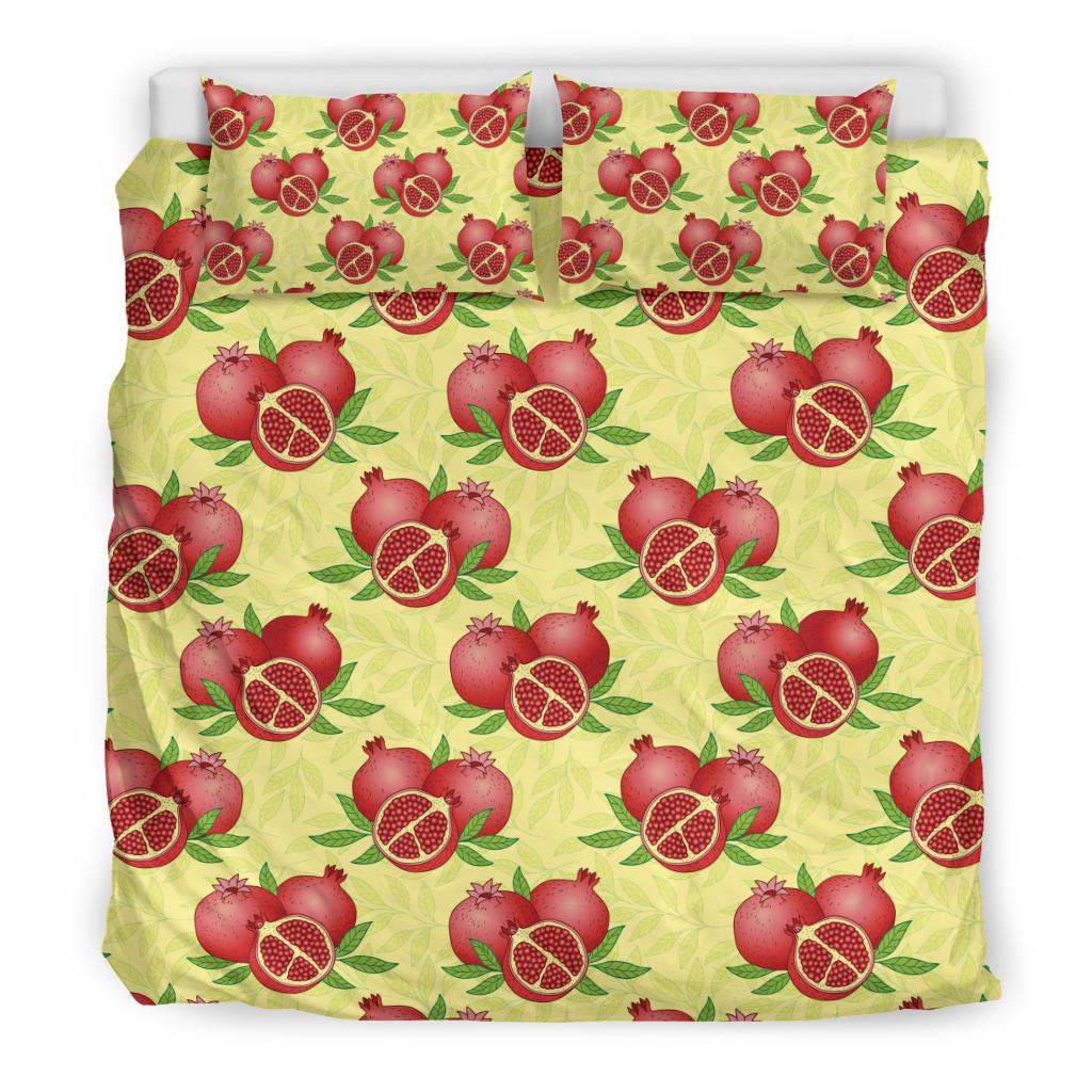 Pomegranate Pattern Print Design PG07 Duvet Cover Bedding Set-JORJUNE.COM