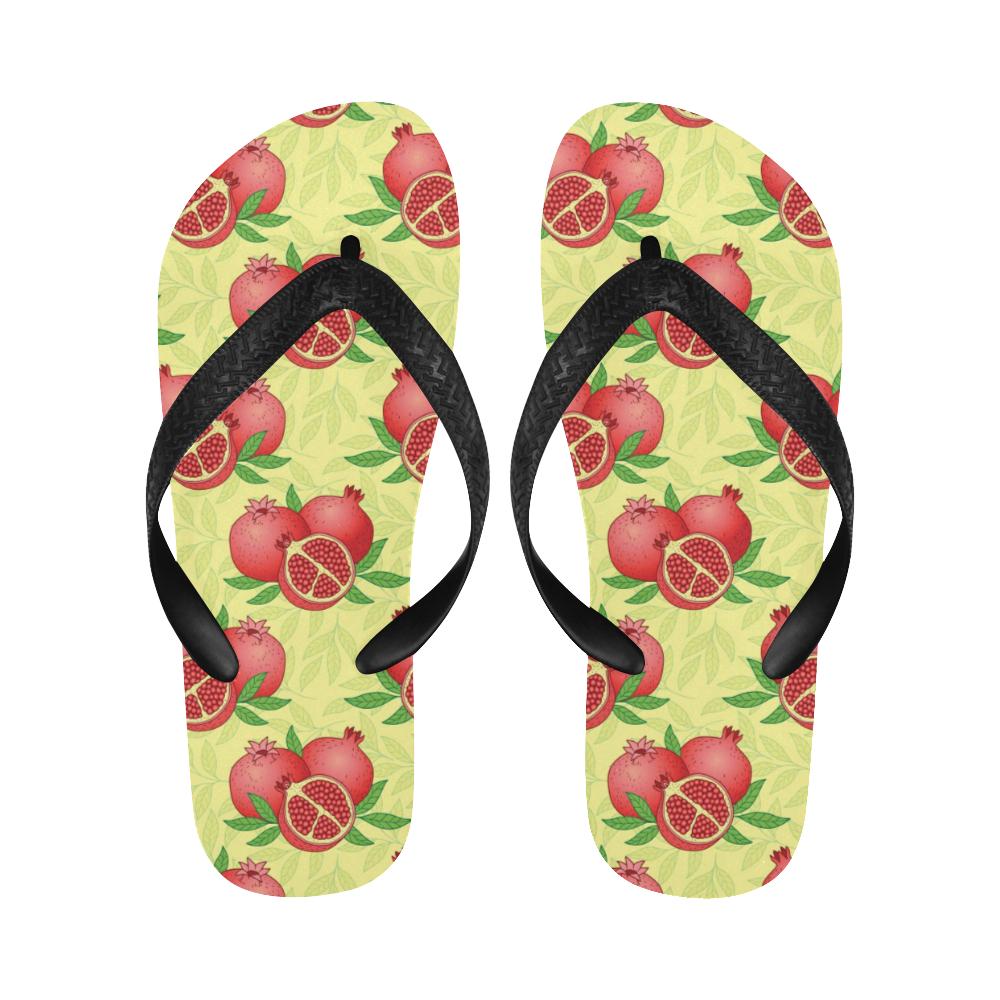 Pomegranate Pattern Print Design PG07 Flip Flops-JorJune