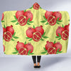 Pomegranate Pattern Print Design PG07 Hooded Blanket-JORJUNE.COM