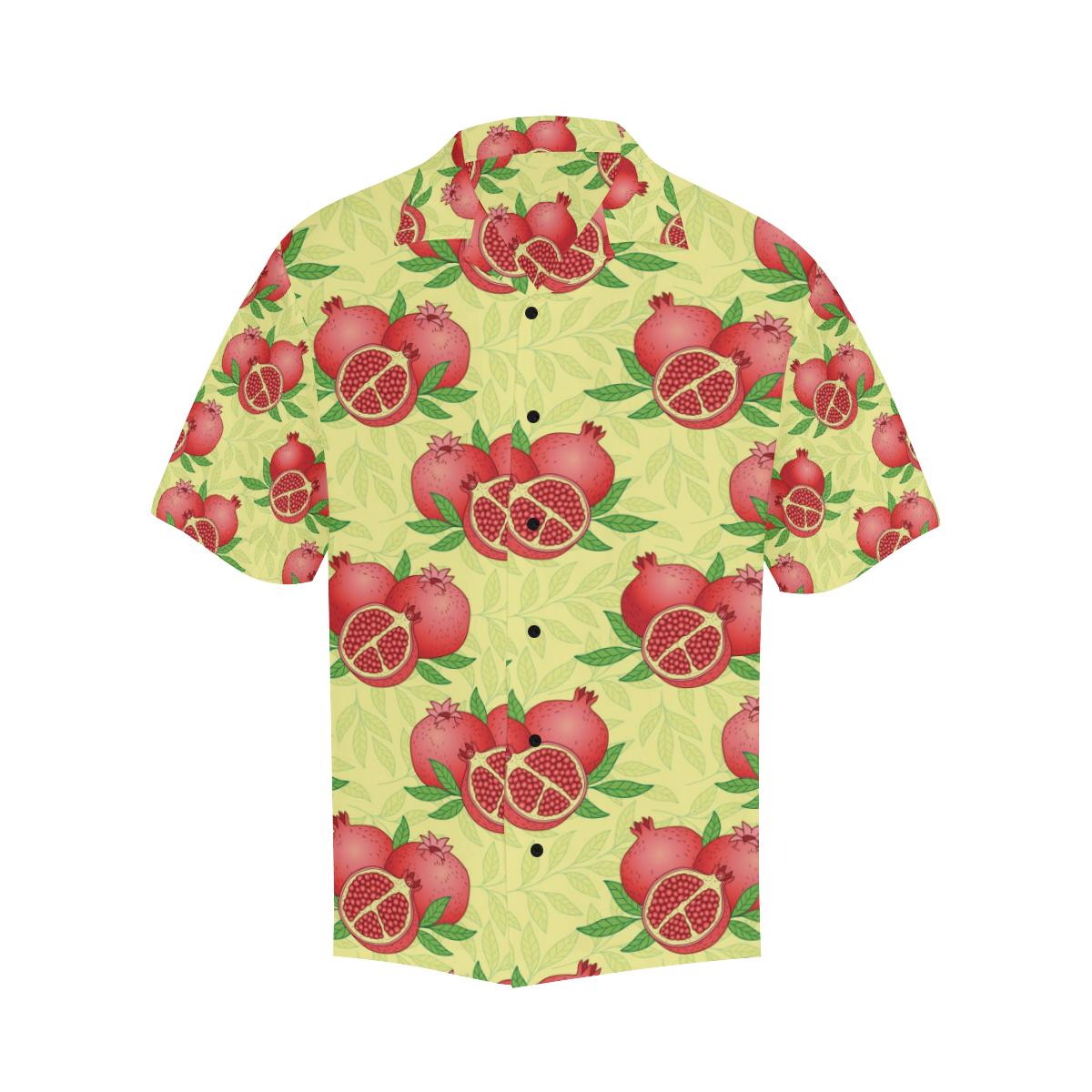Pomegranate Pattern Print Design PG07 Men Hawaiian Shirt-JorJune