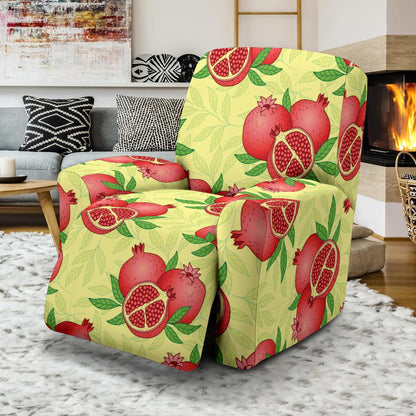 Pomegranate Pattern Print Design PG07 Recliner Slipcover-JORJUNE.COM