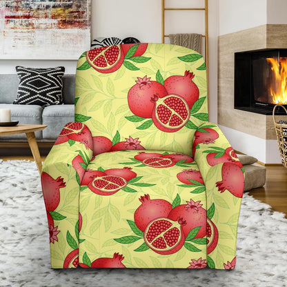 Pomegranate Pattern Print Design PG07 Recliner Slipcover-JORJUNE.COM