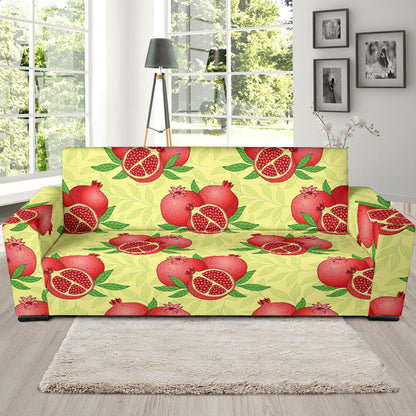 Pomegranate Pattern Print Design PG07 Sofa Slipcover-JORJUNE.COM