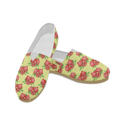 Pomegranate Pattern Print Design PG07 Women Casual Shoes-JorJune.com