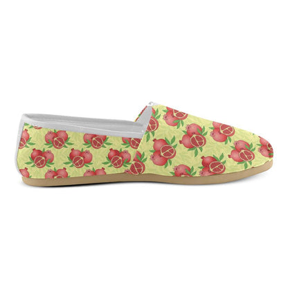 Pomegranate Pattern Print Design PG07 Women Casual Shoes-JorJune.com