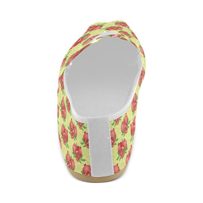 Pomegranate Pattern Print Design PG07 Women Casual Shoes-JorJune.com