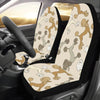 Poodle Pattern Print Design A01 Car Seat Covers (Set of 2)-JORJUNE.COM