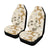 Poodle Pattern Print Design A01 Car Seat Covers (Set of 2)-JORJUNE.COM