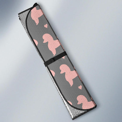 Poodle Pattern Print Design A02 Car Sun Shades-JORJUNE.COM