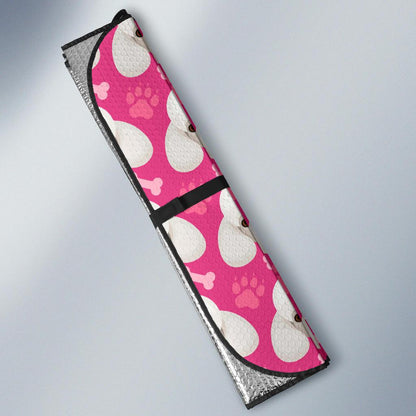 Poodle Pattern Print Design A04 Car Sun Shades-JORJUNE.COM