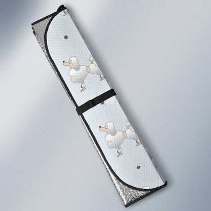Poodle Pattern Print Design A05 Car Sun Shades-JORJUNE.COM