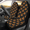 Poop Emoji Pattern Print Design A01 Car Seat Covers (Set of 2)-JORJUNE.COM