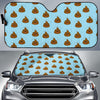 Poop Emoji Pattern Print Design A03 Car Sun Shades-JORJUNE.COM