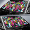 Pop Art Pineapple Pattern Print Design A02 Car Sun Shades-JORJUNE.COM