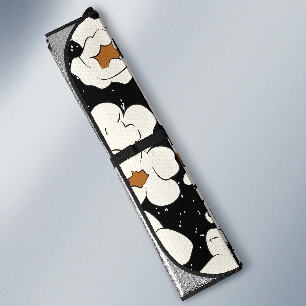 Popcorn Pattern Print Design A02 Car Sun Shades-JORJUNE.COM
