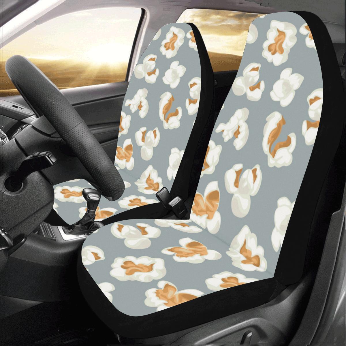 Popcorn Pattern Print Design A05 Car Seat Covers (Set of 2)-JORJUNE.COM