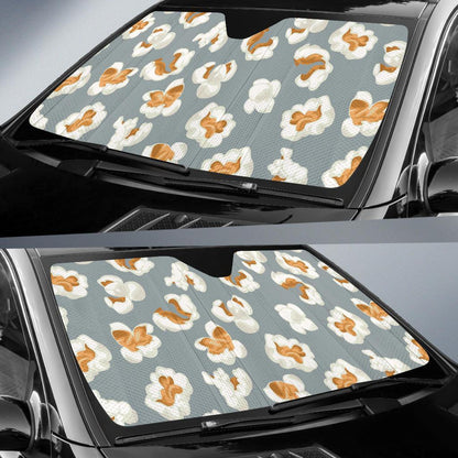 Popcorn Pattern Print Design A05 Car Sun Shades-JORJUNE.COM