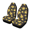 Pot Leaf Pattern Print Design A02 Car Seat Covers (Set of 2)-JORJUNE.COM