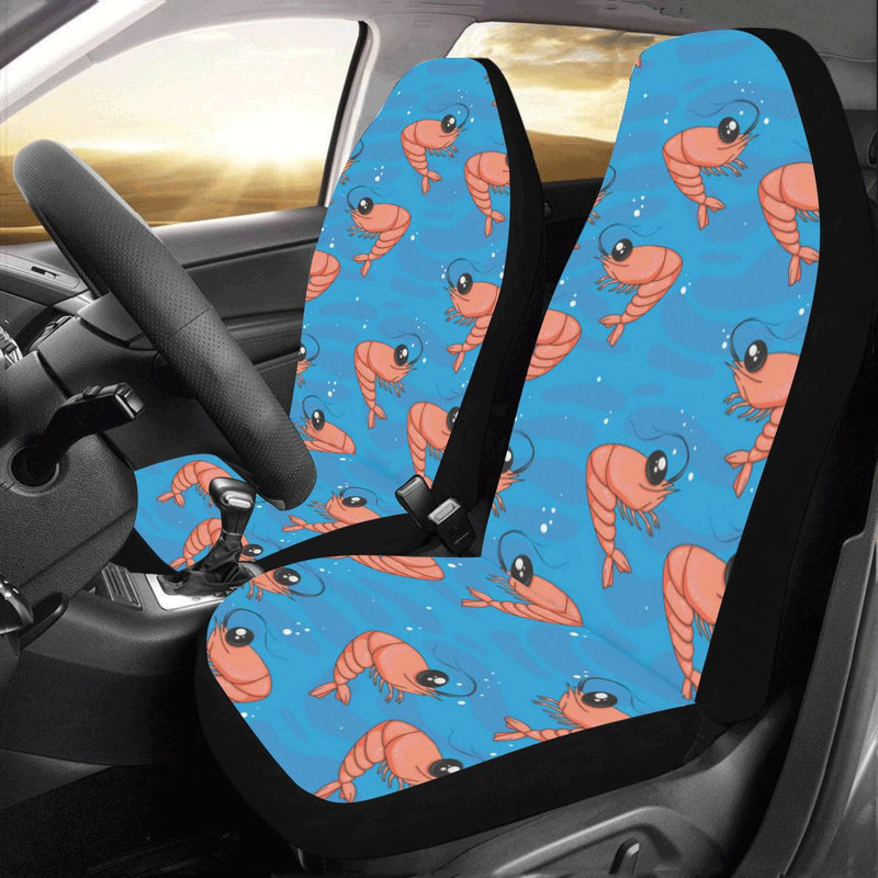 Prawn Cute Pattern Print Design 03 Car Seat Covers (Set of 2)-JORJUNE.COM