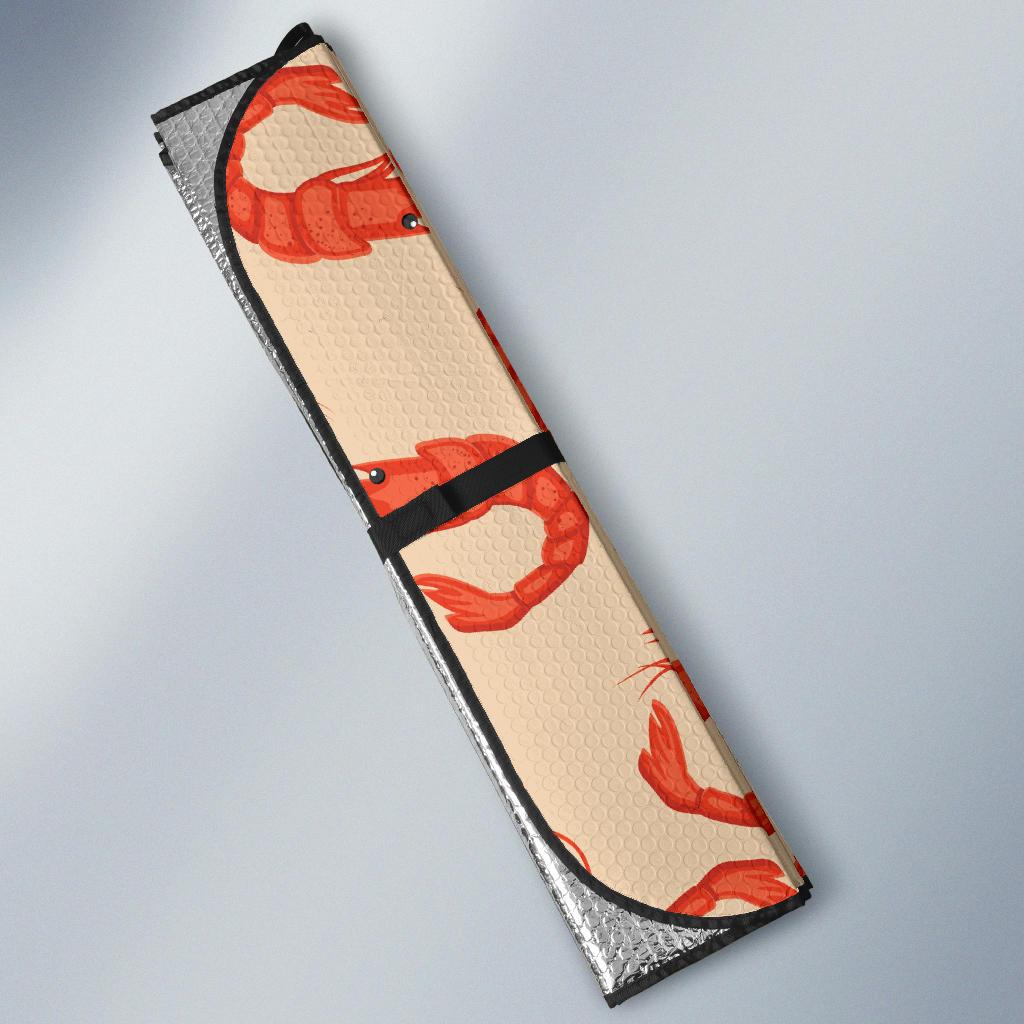 Prawn Pattern Print Design 02 Car Sun Shades-JORJUNE.COM