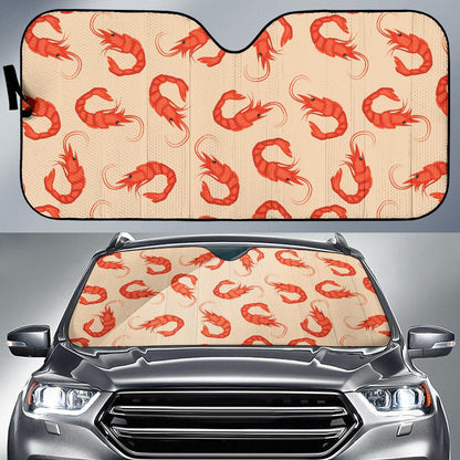 Prawn Pattern Print Design 02 Car Sun Shades-JORJUNE.COM