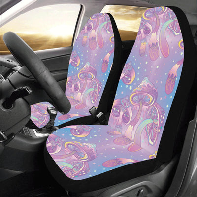 Psychedelic Mushroom Pattern Print Design A01 Car Seat Covers (Set of 2)-JORJUNE.COM