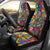 Psychedelic Trippy Flower Print Universal Fit Car Seat Covers