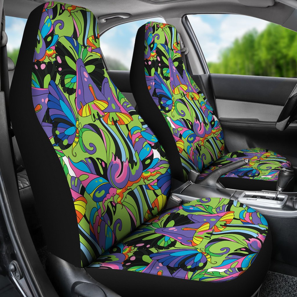 Psychedelic Holographic Pet Car Seat Cover