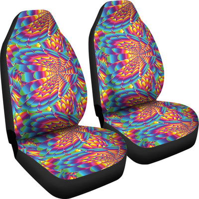 Psychedelic Trippy Pattern Universal Fit Car Seat Covers