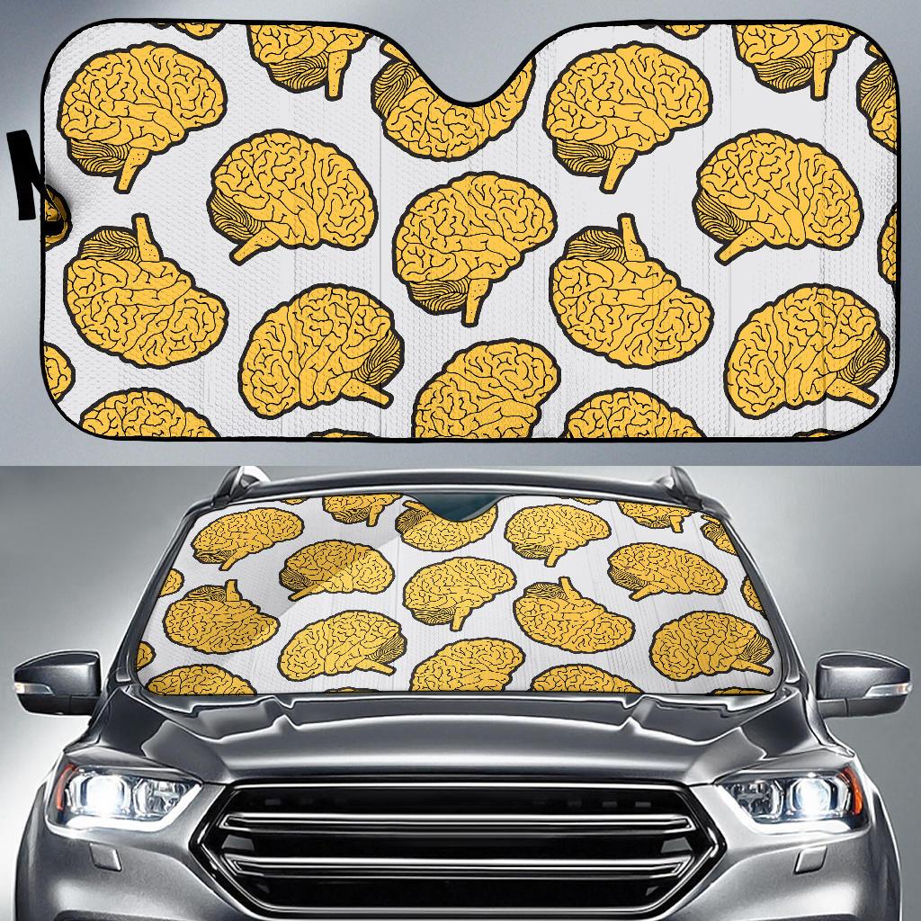 Psychology Pattern Print Design A01 Car Sun Shades-JORJUNE.COM