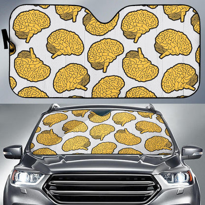 Psychology Pattern Print Design A01 Car Sun Shades-JORJUNE.COM
