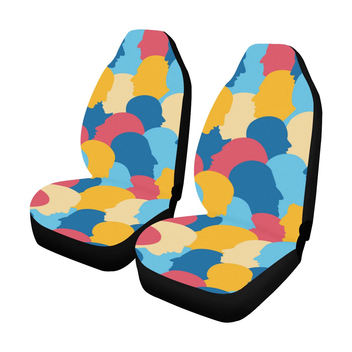 Psychology Pattern Print Design A02 Car Seat Covers (Set of 2)-JORJUNE.COM